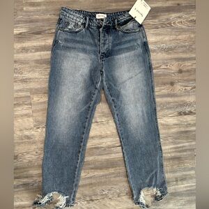 Boutique boyfriend jeans, size 5, fits like a 3 or 24/25